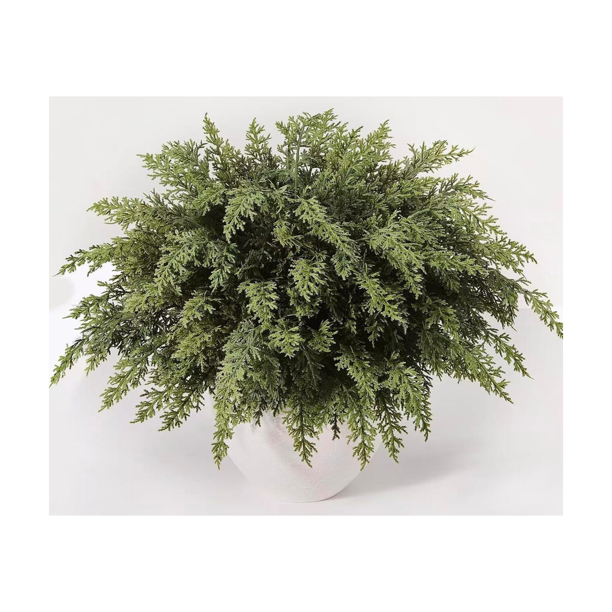 24 Pcs Artificial Lifelike Touch Christmas Cedar Branches for Vase Decor