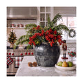 Wavwavw 12 Pcs Artificial Christmas Red Berries Norfolk Picks, 24.8" Stems