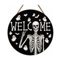 Halloween Decorations - Halloween Skeleton Welcome Sign for Front Door