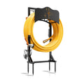 Garden Hose Holder & Water Hose Reel, Heavy Duty Freestanding Rack with 4 Spikes