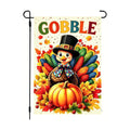 Thanksgiving Turkey Garden Flag Fall Decorations 12x18 Double Sided