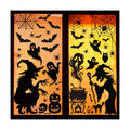 Jenlion Halloween Window Clings Decorations Indoor, Reusable Static Stickers Decals for Glass Door Home Kids Party Decor