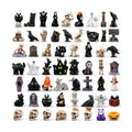 DIYDEC 60pcs Halloween Resin Miniatures Mini Ghost Skull Figures