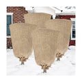Riare 4 Packs 45 × 70 Inch Large Winter Plant Cover Bags with Drawstring