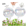 17 oz Extra Large Plant Watering Globes, Glass Self Watering Globes, Rainbow Gradient Self Watering Planter Insert