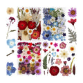 105 Pcs Dried Pressed Flowers for Resin,Bulk Natural Real Dried Flowers
