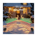 Solar Christmas Tree Pathway Lights Outdoor, 20 Pack Tree Candy Cane Lights