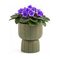 Self Watering Pots for Indoor Plants, 6 Inch Ceramic African Violet Pot