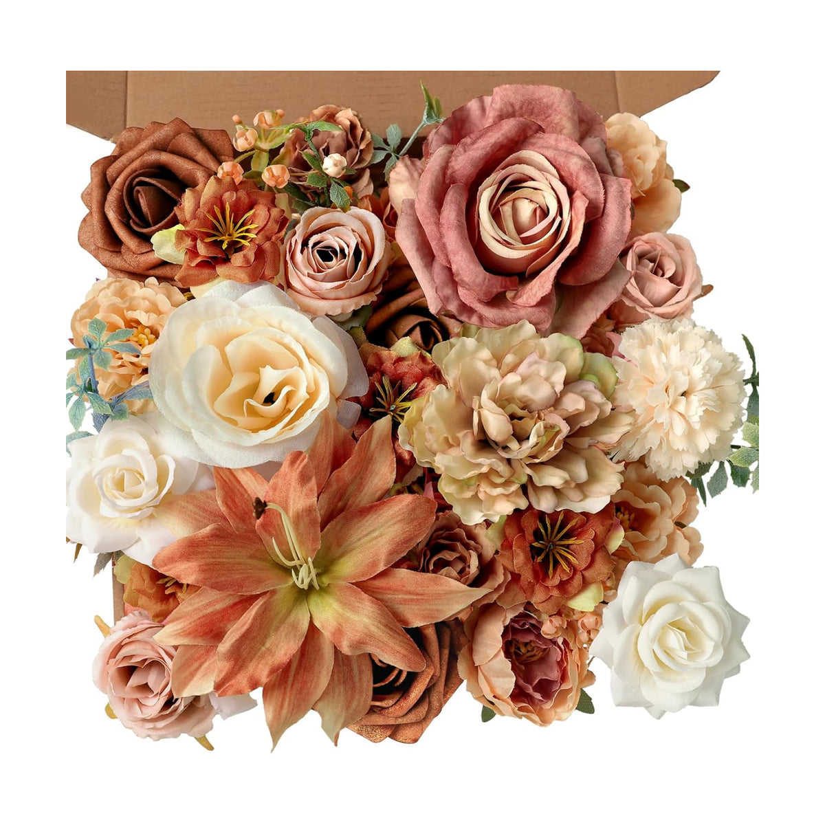 Fall Artificial Flowers Combo Fake Flowers Bulk for Wedding Decor