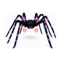 5 FT Light Up Giant Spider,Sound-Activated Halloween Decorations Outdoor