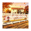 Fall for Jesus He Never Leaves Christian Fall Banner Thanksgiving Yard Sign
