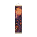 Halloween Party Banner, Haunted House Canvas Decor for Home and Office