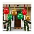 Jetec 16 Pcs Large Christmas Outdoor Ornaments Inflatable Christmas Balls