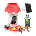 Hummingbird Feeder with Camera,2K FHD Live View & Auto Capture Bird Videos,Smart Solar Powered Bird feeders for Outdoors,No Subscription,AI Recognition, Waterproof,Ant Moat,Bird Lover Gift