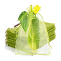 50 Pcs Fruit Protection Bags, 12×16 in Mesh Cover Nets for Tree, Green