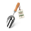 Garden Potting Scoop, Heavy Duty Soil Scoop with 2 mm Stainless Steel