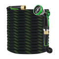Garden Hose 100 ft, Non-Expandable Ultra-Lightweight Flexible Hose with 360° Dual-End Anti-Kink Design, 10-Pattern