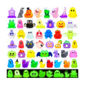 54 Pcs Halloween Luminous Mini Resin Figures Ghost Miniature Figurines