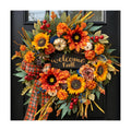24 Inch Harvest Fall Wreaths for Front Door, Rustic Harvest Autumn Wreath