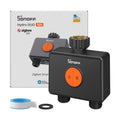 SONOFF SWV-ZF2U Hydro DUO Zigbee Smart 2 Zone Sprinkler Timer, Brass Inlet, IP65, Type-C & 4 AA Battery Powered