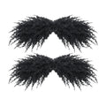 Suncalla 31.5" Christmas Swag Decoration, Cedar 04, Black, 2 Pack
