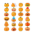 DIYDEC 24pcs Halloween Mini Pumpkins Toys Miniature Resin Figures Decor