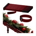 SATINIOR 50 Pcs Red Large Christmas Garland Ties 12inch Banister Ties