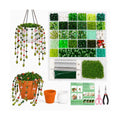 Scvotier Beaded Plant Kits with Wire and Beads (Complete Kit with Pots & Foam)