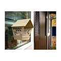 Window Bird Feeder for Outdoors Weatherproof Bird Feeder with Strong Suction Cups, Bird Watching for Cats, Easy to Clean Outdoor Birdhouse Feeder, Original Design Made in USA (Desert Tan)