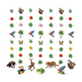 Xinnun 8 Pcs Rainforest Animals Garland Banners Jungle Party Hanging Decor