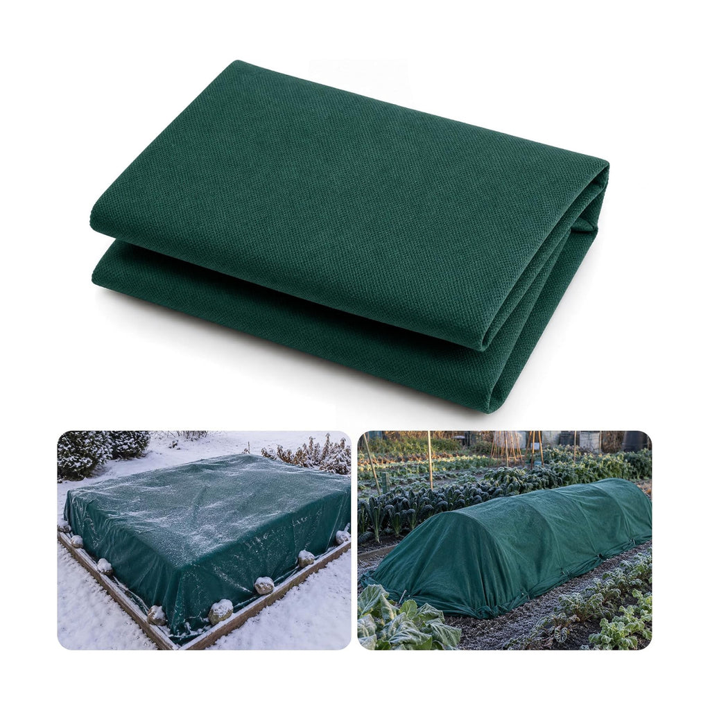 12.4x9.8 Ft Plant Covers Freeze Protection, Warm Winter Frost Cloth Blanket