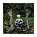 Halloween Decorations Outdoor Skeleton, Skeleton Coming Out of Ground, Scary Skulls Arms Decor for Outdoor Garden Graveyard Yard Lawn Outdoor Party Supplies