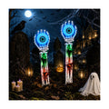 Halloween Decorations Skeleton Arms Hands 2 Packs with Blue Eyeball Lights