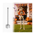 1 P Skeleton Stand for 5-5.6 ft Halloween Skeletons,Skeleton Not Included