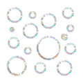 Ring Window Decals Clings Stickers for Bird Strikes,64 Pcs