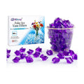 160 Pieces Purple Acrylic Fake Ice Rocks, Vase Filler for Table Centerpiece