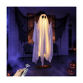 Large 5.3ft Pre-Assembled Hanging Swing Ghost Halloween Decorations Outdoor