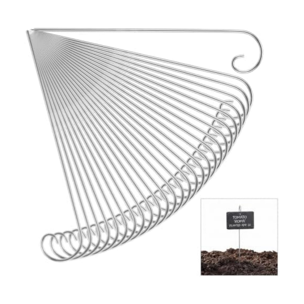 30 Pack Stainless Steel Plant Label Hangers,Reusable Plant Tag Holders