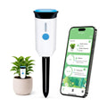 Mcbazel WiFi Smart Soil Tester, No Hub Needed, Tuya/Smart Life App | Soil moisture & air temp, IP66 waterproof, 2 AA