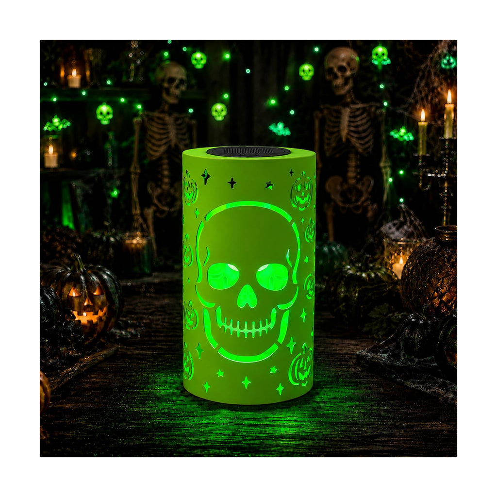 Halloween Decorations Skeleton Skull Lantern Solar Halloween Lights Outdoor