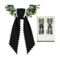 Wreath Sash for Front Door, 2pcs Wreath Scarf Halloween Decorations