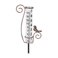 Rain Gauge Outdoor with Glass Tube for Measuring Precipitation