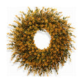 28'' Large Full Boxwood Wreath for Front Door Porch Window（Orange）