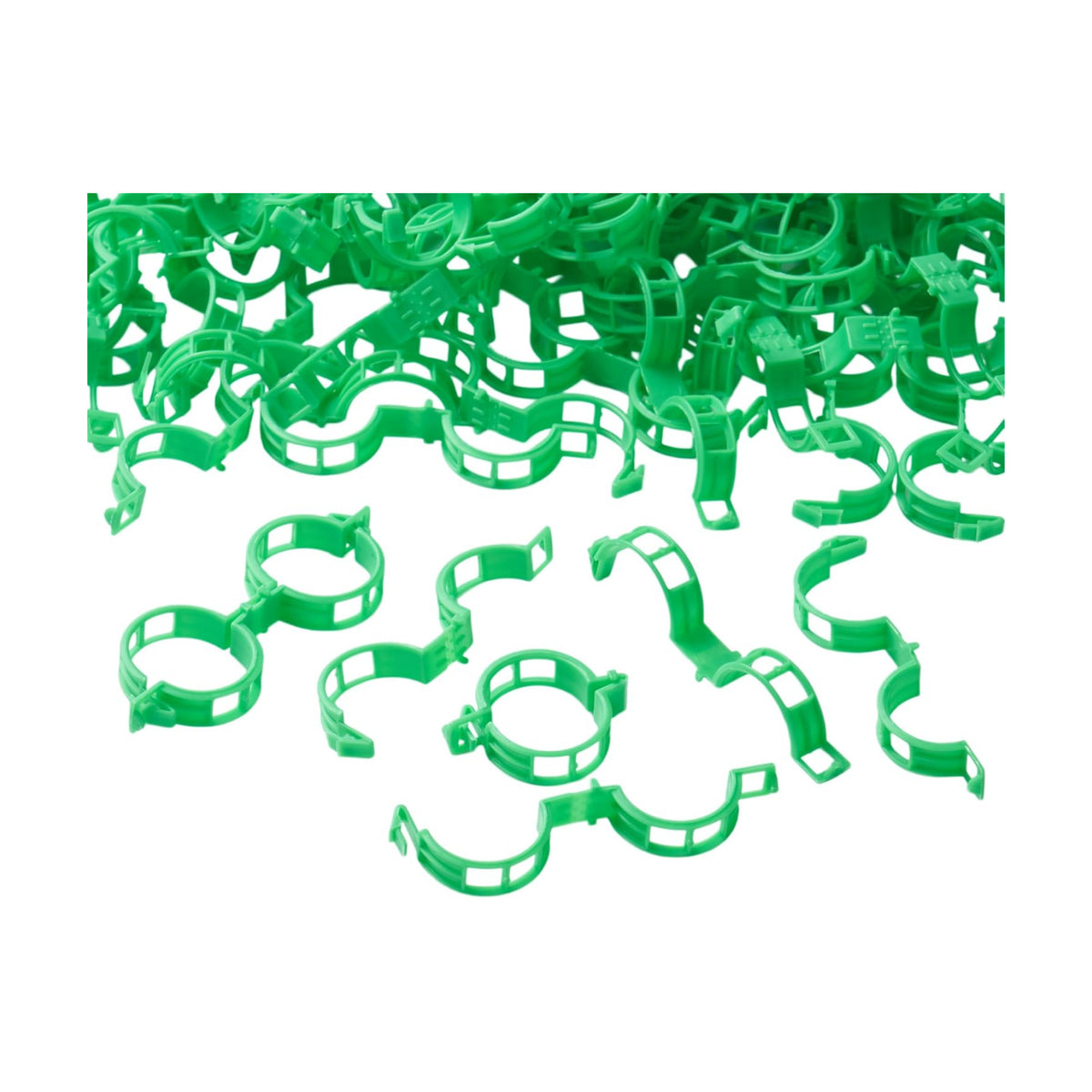 Plant Support Clips,Plastic Clips for Securing Plants,Tomato Vine Clips,Plant Fixing Clips,Garden Clips for Climbing Plants,Grape and Vine Vegetables (200, Light Green)