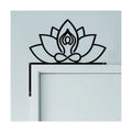 CUTHOLLOW Yoga Lotus Door Topper Sign Wall Art Decor