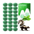 24 Pack Peppermint Oil Raccoon Repellent Outdoor, Natural Skunk Repellent | for Yard Attic Garden House Shed Indoor