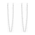 Cinnvoice 1pcs Clear Garland Ties for Halloween Banister Mantel, 16inch
