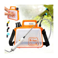 2.1 Gallon Battery Powered Sprayer, Upgraded Electric Weed Sprayer with USB Rechargeable Handle, Retractable Wand, 3