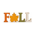 Fall Decorations for Home, 4 PCS Wooden Table Signs, Autumn Letter Blocks