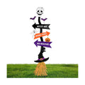Halloween Yard Stakes Outdoor Decorations, 47.8” Halloween Yard Signs